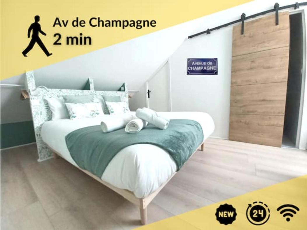 Apartament #Seasons. 2' From Av Champagne. Design Cocoonig. New Épernay Zewnętrze zdjęcie